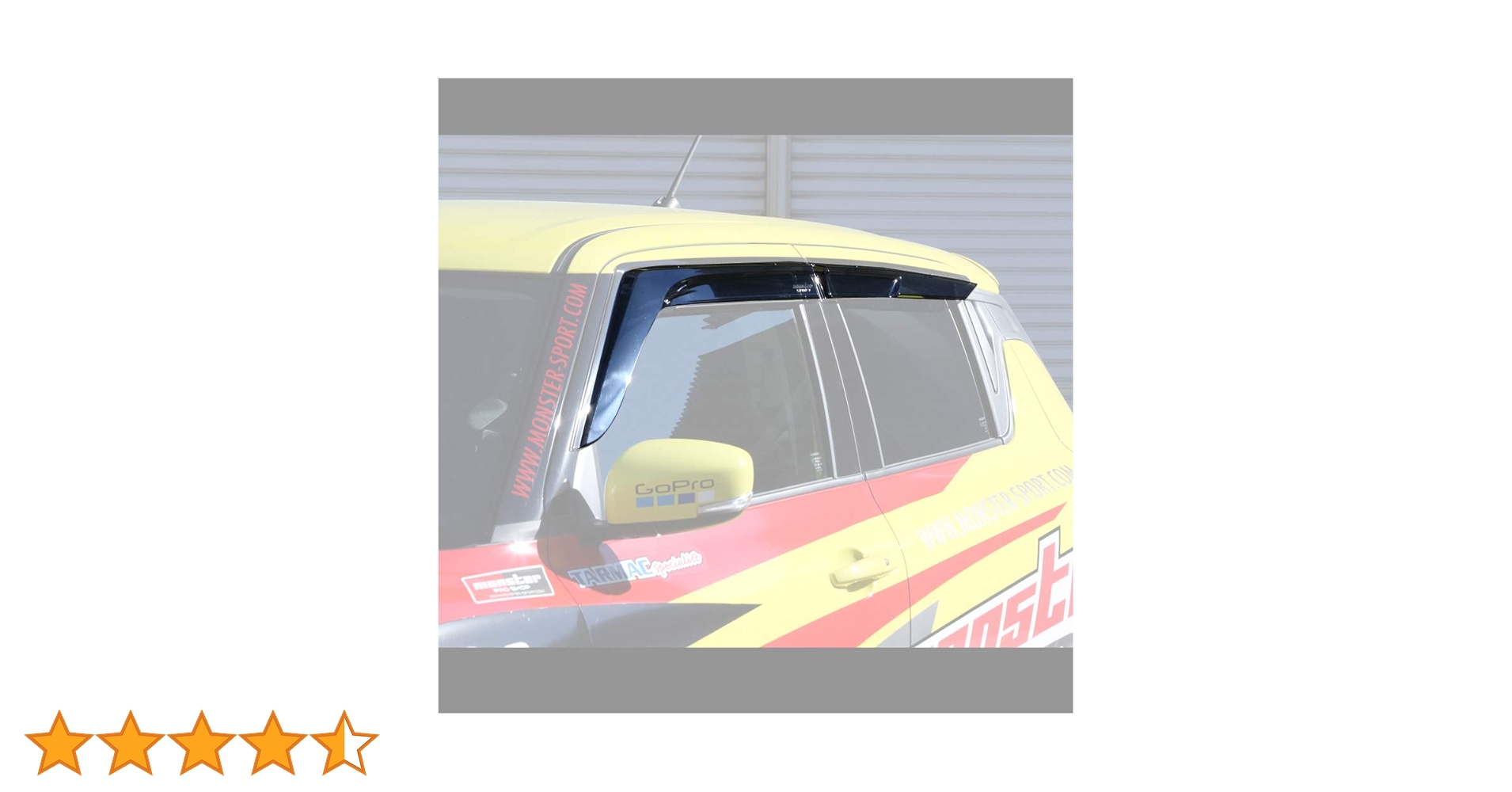 Amazon.co.jp: MONSTER SPORT ウィンドウ エアロバイザー スイフト